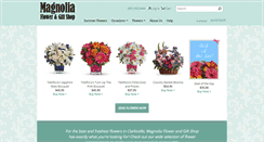 Desktop Screenshot of magnoliaflowersclarksville.com